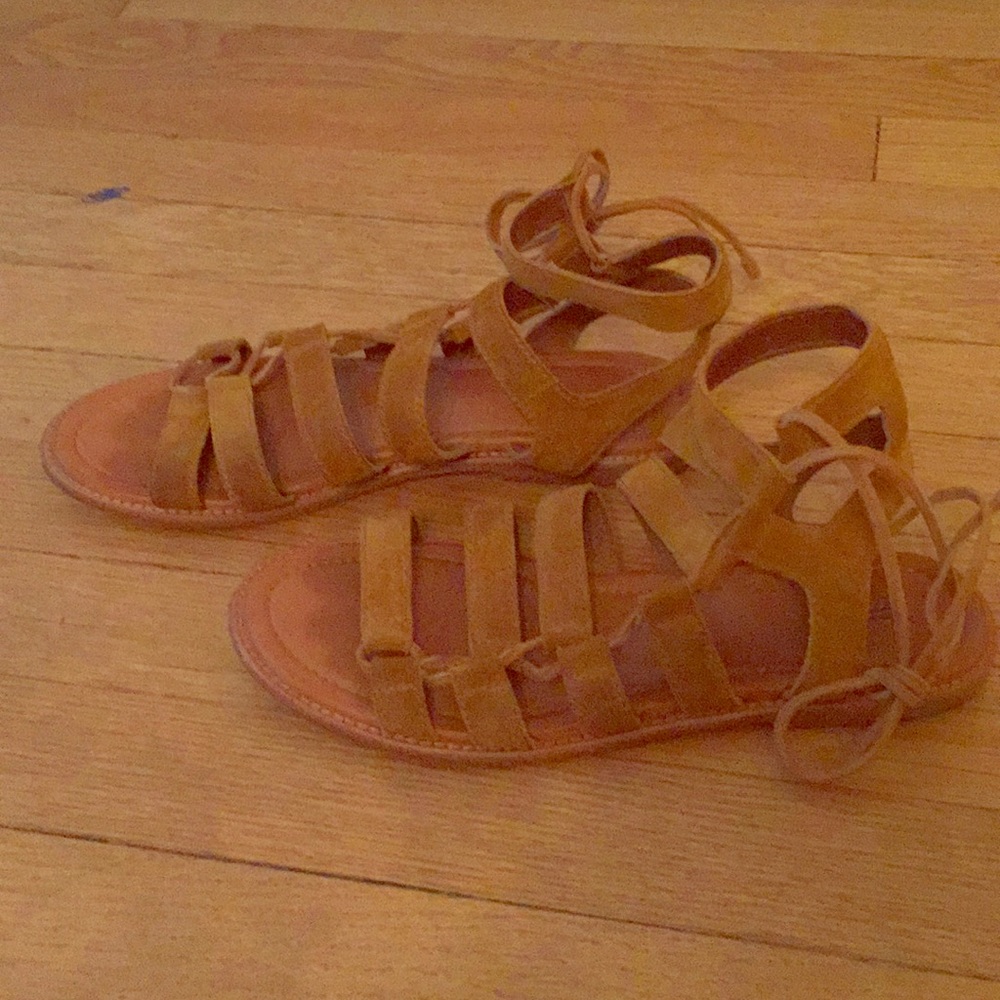 Frye suede gladiator sandals